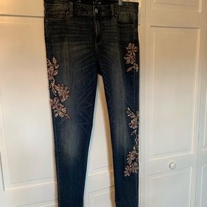 WHBM EMBELLISHED JEANS